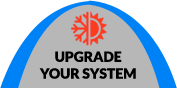 upgrade your system button